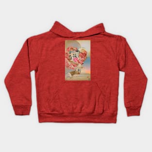 Love Afloat at Sunset Kids Hoodie